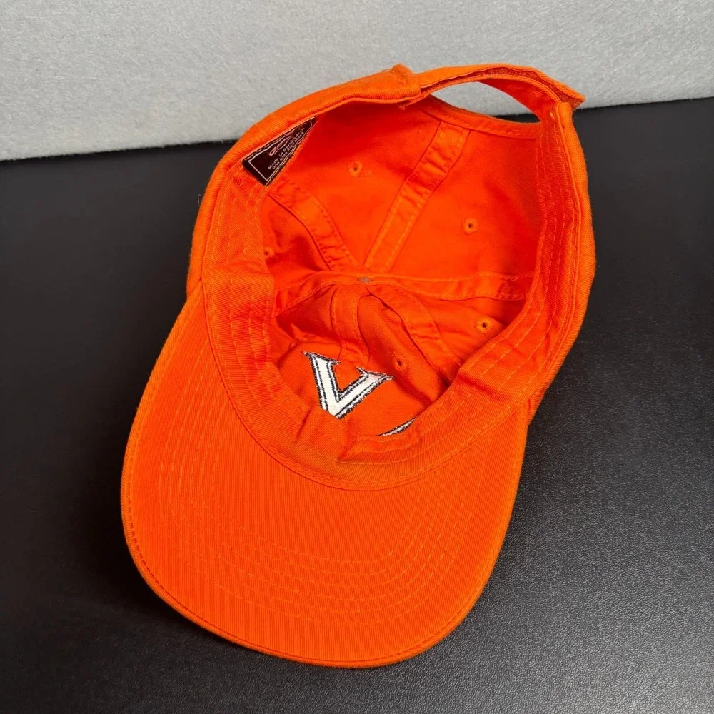 University of Virginia Cavaliers Orange Baseball Cap UVA Hat Unisex Adult OSFM